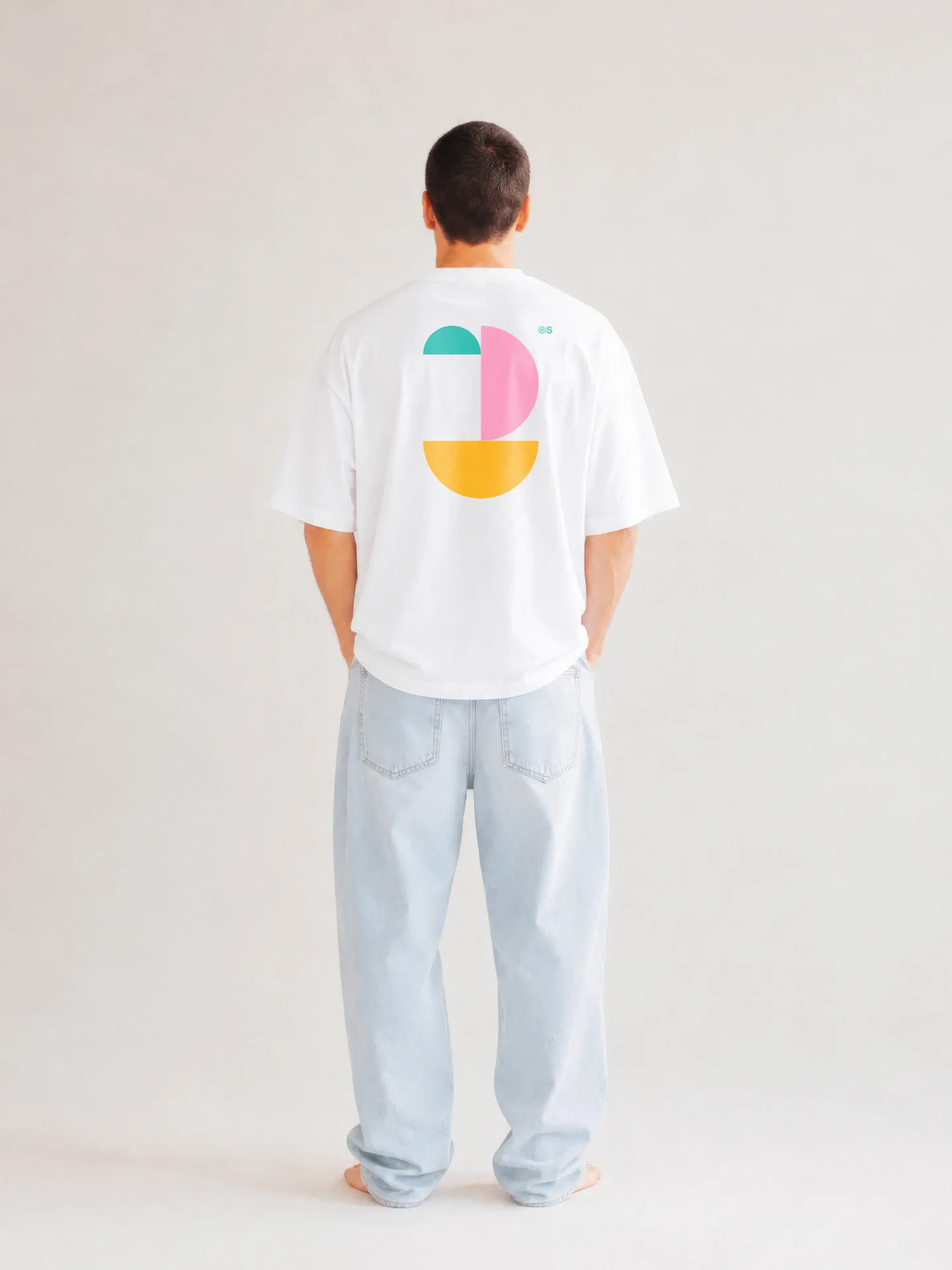 Keep Smiling T-Shirt, mint and pink
