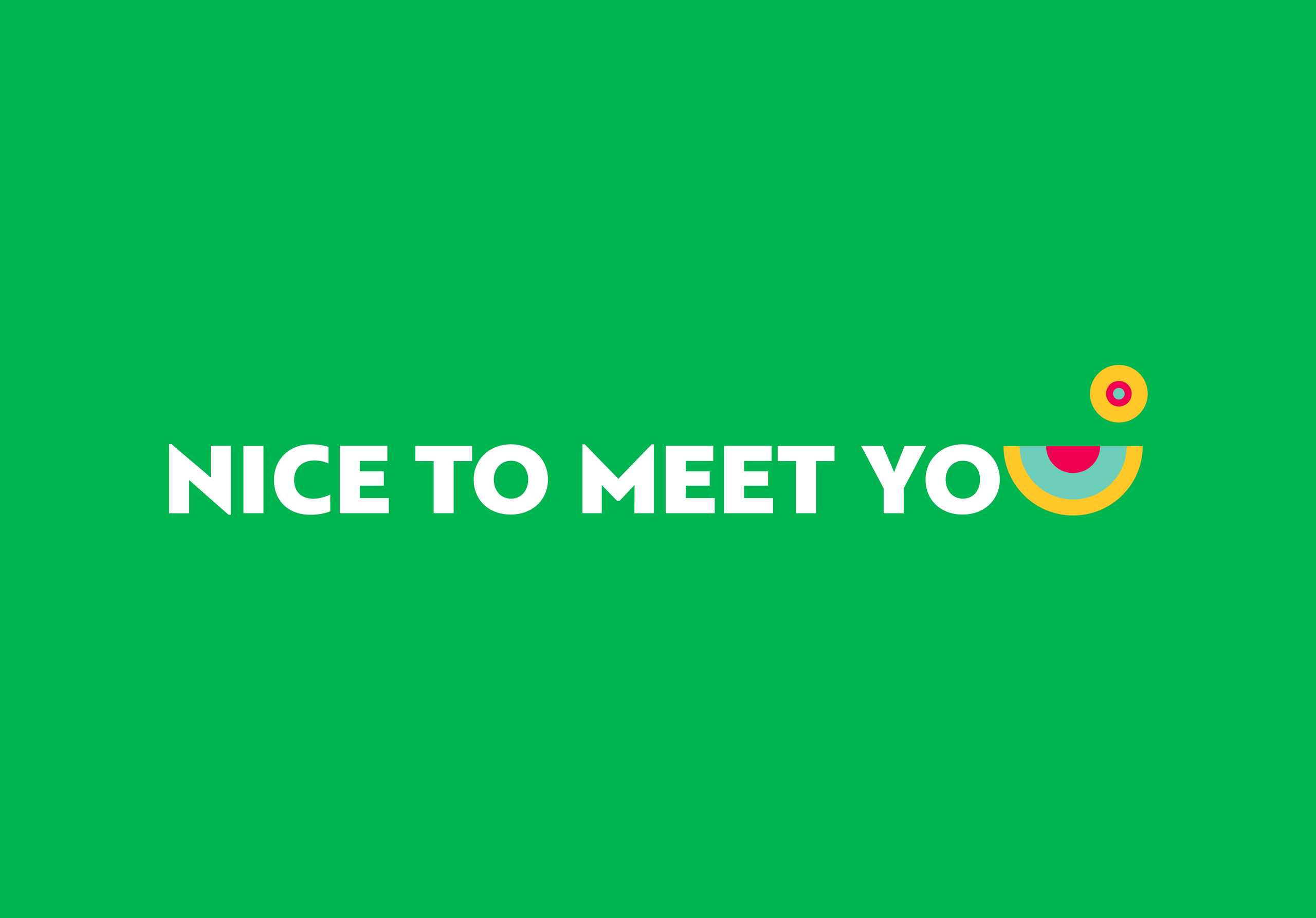 visit kavala – “Nice to meet you” promotional item, green